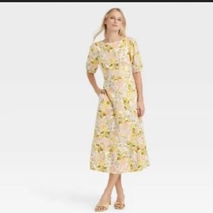 Who What Wear Linen Maxi Dress NWT